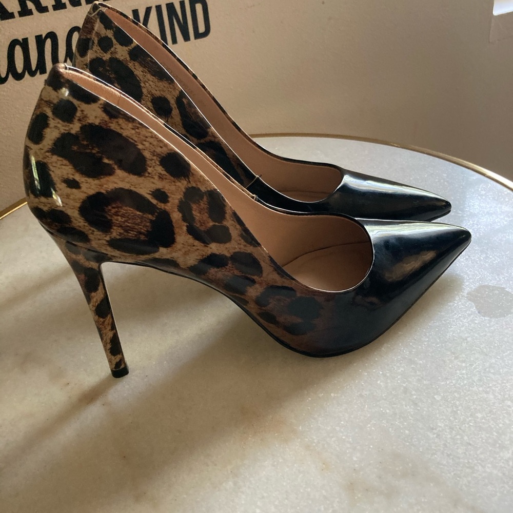 Ombré Steve Madden heel cheetah - black - size 8